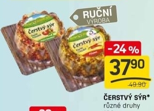 Sýr čerstvý v koření Kromilk