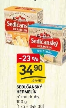 Sýr Hermelín Sedlčanský