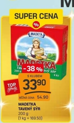Sýr tavený smetanový Madetka