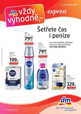 akční leták dm drogerie 16.12.2025-21.1.2026