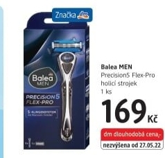Holicí strojek pánský Precision 5 Flex-Pro Men Balea