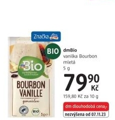 Koření vanilka mletá Bourbon dm Bio