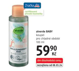 Koupel pro chladné období Baby Alverde