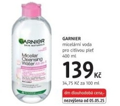 Micelární voda Garnier
