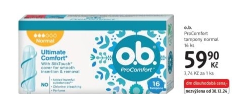 Tampony ProComfort O.B.