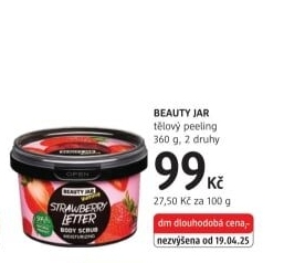 Tělový peeling Beauty Jar