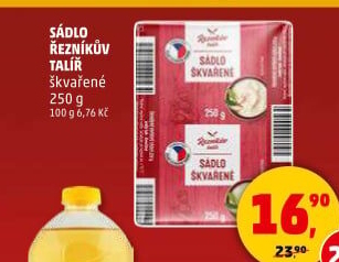 Sádlo škvařené Řezníkův talíř