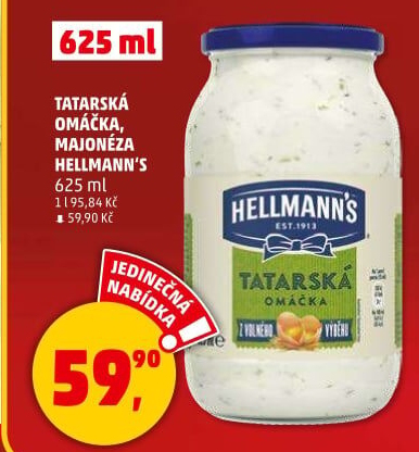 Tatarská omáčka Hellmann'
