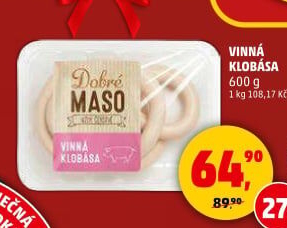 Vinná klobása Dobré maso