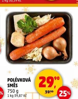 Zeleninová polévková směs
