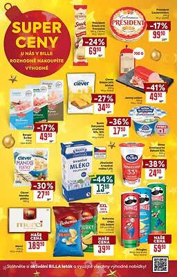 akční leták BILLA 17.12.2025-24.12.2025