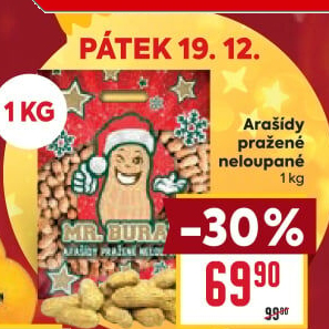 Arašídy neloupané Mr. Burák