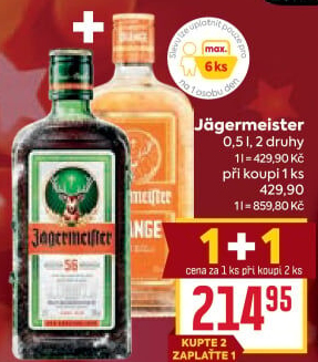 Bylinný likér Jägermeister