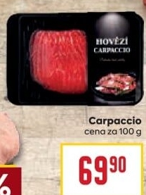 Hovězí carpaccio