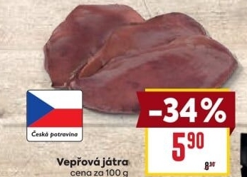 Játra vepřová
