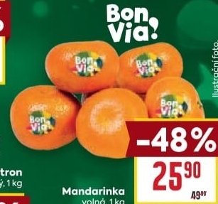 Mandarinky Billa Bonvia