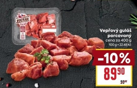Maso na guláš vepřové Vocílka