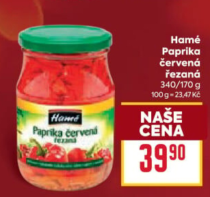 Paprika červená Hamé