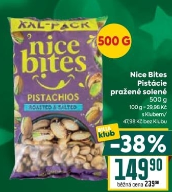 Pistácie pražené Nice Bites