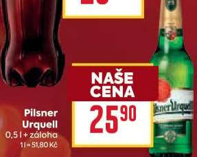 Pivo Pilsner Urquell - BILLA akcniletaky.com