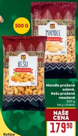 Pražené mandle IBK Trade