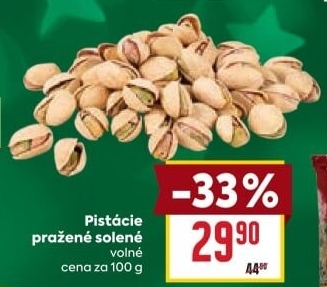 Pražené pistácie