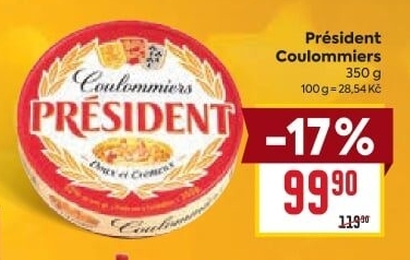 Sýr Coulommiers Président