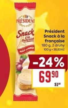 Sýr Snack Président