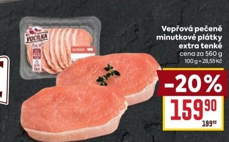 Vepřová pečeně bez kosti Vocílka