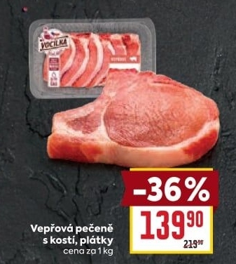 Vepřová pečeně s kostí Vocílka