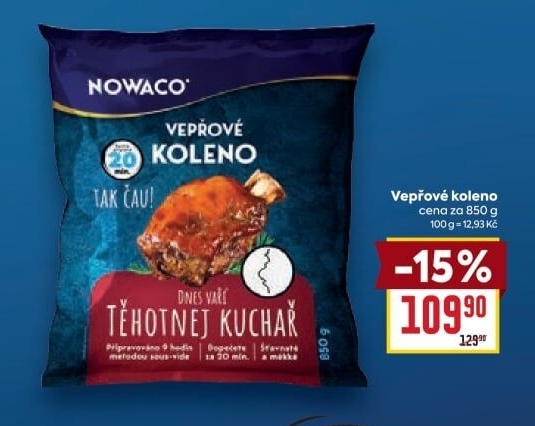 Vepřové koleno Sous vide Těhotnej kuchař Nowaco
