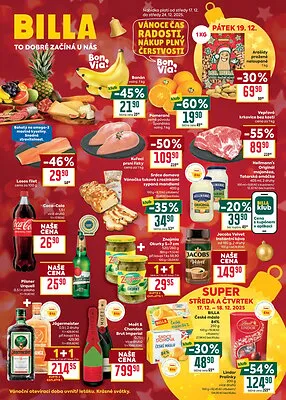 akční leták BILLA 17.12.2025-24.12.2025