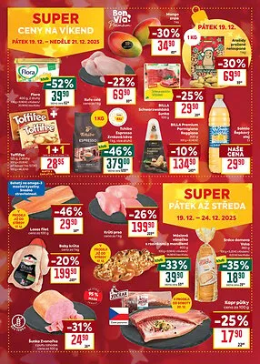 akční leták BILLA 17.12.2025-24.12.2025