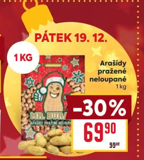 Arašídy neloupané Mr. Burák