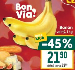 Banány Billa Bonvia