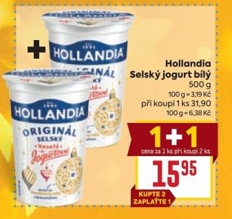 Bílý jogurt selský Hollandia