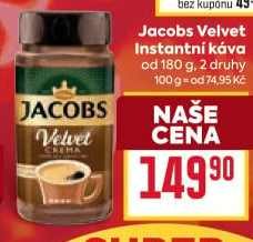Instantní káva Jacobs Velvet
