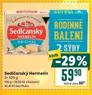 Sýr Hermelín Sedlčanský