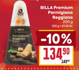 Sýr Parmigiano Reggiano Premium Billa
