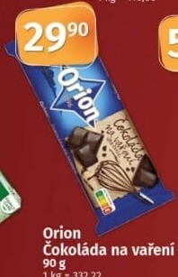 Čokoláda na vaření Orion