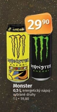 Energetický nápoj Monster Energy