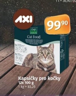 Kapsičky pro kočky Coop Premium