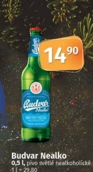 Nealkoholické pivo Budweiser Budvar