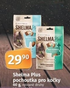 Pamlsky pro kočky Plus Shelma
