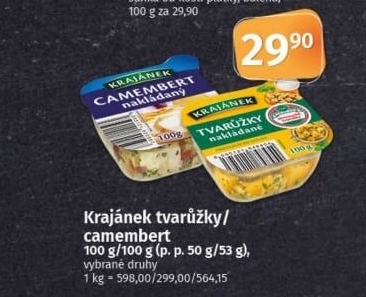 Pomazánka Camembert Krajánek