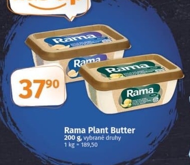 Rama rostlinná Plant Based Butter Alternative
