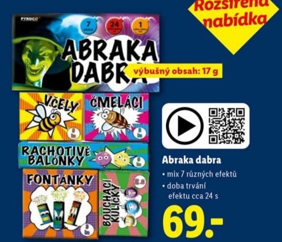 Ohňostroj Abraka Dabra Pyroco