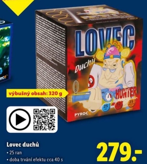 Ohňostroj Lovec duchů Pyroco