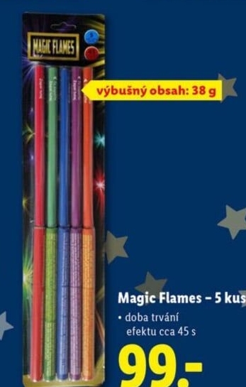 Ohňostroj Magic Flames Pyroco