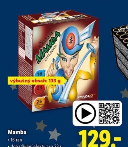 Ohňostroj Mamba Pyroco
